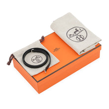 将图像加载到图库查看器中,HERMES Zip Ango Togo Chaine d'Ancre Black Evergrain