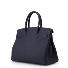 将图像加载到图库查看器中,HERMES Birkin Blue Nuit Togo Leather Size 30