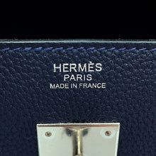 将图像加载到图库查看器中,HERMES Birkin Blue Nuit Togo Leather Size 30