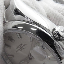 将图像加载到图库查看器中,ROLEX Oyster Perpetual Date Stainless Steel Silver Dial115200