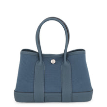 Load image into Gallery viewer, HERMES Neo Garden Blue Tempete Toile Officier Negonda Leather Size 23