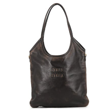 将图像加载到图库查看器中,MIUMIU Ivy Tote Bag Coffee5BG231 Nappa Leather