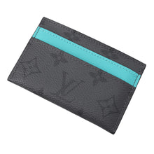 Load image into Gallery viewer, LOUIS VUITTON Porto cult double Gray/TurquoiseM11471 Monogram Eclipse Reverse