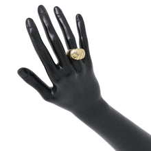 Load image into Gallery viewer, BVLGARI Tubogas Ring Size 58/#18361751 18K Yellow Gold