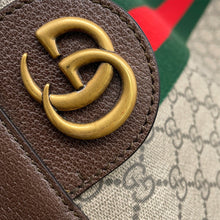 Load image into Gallery viewer, GUCCI Ophidia GG Supreme Beige/Brown519335 GG Supreme Leather Size Large