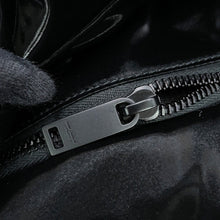 Load image into Gallery viewer, SAINT LAURENT PARIS Wide Puffer Logo Shopping Bag Black756269FACY81000 SilkTec Canvas