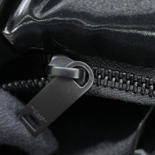 Load image into Gallery viewer, SAINT LAURENT PARIS Wide Puffer Logo Shopping Bag Black756269FACY81000 SilkTec Canvas