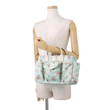 Load image into Gallery viewer, GUCCI Children's Interlocking G Tote Mint Blue/Pink/White628159 Canvas Leather