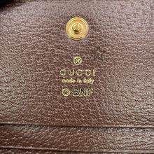 Load image into Gallery viewer, GUCCI Bananya Compact Wallet Bifold Wallet Brown/Multicolor701009 GG Supreme/Leather