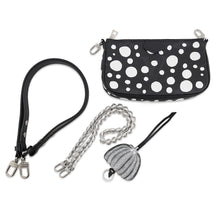 将图像加载到图库查看器中,LOUIS VUITTON LV x YK Multi・Pochette Accessoires NoirM46410 Monogram Empreinte Leather Infinity Dot