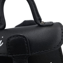 Load image into Gallery viewer, Delvaux Brillon Rumour Bag Charm Black Box Calf Leather Size Mini