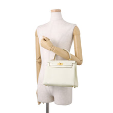 Load image into Gallery viewer, HERMES Kelly Retourne mushroom Togo Leather Size 25