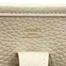 将图像加载到图库查看器中,HERMES Evelyne 3 Craie Taurillon Clemence Size 23