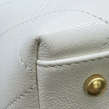将图像加载到图库查看器中,CHANEL Matelasse Classic Shopping Bag WhiteAS5777 Caviar Leather