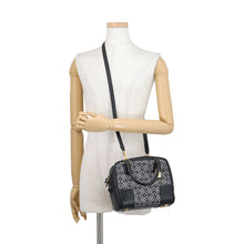 将图像加载到图库查看器中,LOEWE amazona19 square bag Gray/BlackA039N10X02 Canvas Calf Leather Size 19