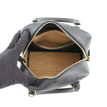 Load image into Gallery viewer, LOEWE amazona19 square bag Gray/BlackA039N10X02 Canvas Calf Leather Size 19