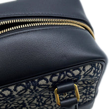 将图像加载到图库查看器中,LOEWE amazona19 square bag Gray/BlackA039N10X02 Canvas Calf Leather Size 19