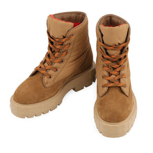 Load image into Gallery viewer, HERMES Nordic short boots Brown・FuméH262027Z Fabric Chevre Velour Size 37