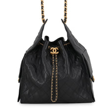 Load image into Gallery viewer, CHANEL CHANEL25 ChainShoulder Bag BlackAS5311 Caviar Leather Size Medium