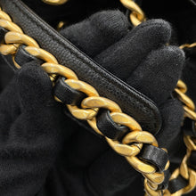 Load image into Gallery viewer, CHANEL CHANEL25 ChainShoulder Bag BlackAS5311 Caviar Leather Size Medium