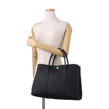 将图像加载到图库查看器中,HERMES Garden Party Black Negonda Leather Size PM