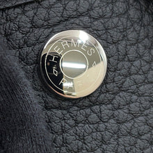 将图像加载到图库查看器中,HERMES Garden Party Black Negonda Leather Size PM