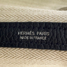 将图像加载到图库查看器中,HERMES Garden Party Black Negonda Leather Size PM