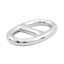 Load image into Gallery viewer, HERMES Chaine d'Ancre Scarf Ring Silver Metal