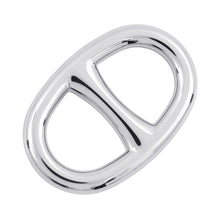 Load image into Gallery viewer, HERMES Chaine d'Ancre Scarf Ring Silver Metal