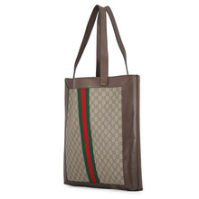 Load image into Gallery viewer, GUCCI Ophidia GG Supreme Tote Bag Beige/Brown519335 GG Supreme Leather Size Large