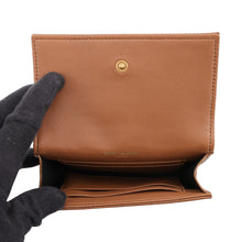 将图像加载到图库查看器中,SAINT LAURENT PARIS Compact Card Holder Brown742430 Lambskin