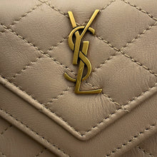 将图像加载到图库查看器中,SAINT LAURENT PARIS Small Envelope Wallet Beige692052 Lambskin