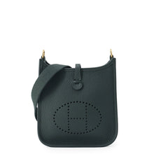 将图像加载到图库查看器中,HERMES Evelyne Long Vert Mangrove Taurillon Clemence Size TPM