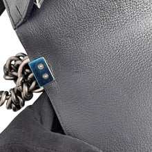Load image into Gallery viewer, CHANEL Boy Chanel BlackA92193 Leather Patent Leather Size Large