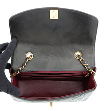 Load image into Gallery viewer, CHANEL Diana flap ChainShoulder Bag BlackA01164 Lambskin Size 22