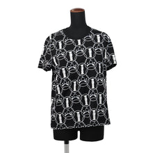 将图像加载到图库查看器中,HERMES T-Shirt Morning Walk LA PROMENADE DU MATIN Size 40 Black Cotton100%