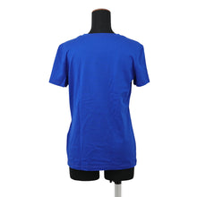 将图像加载到图库查看器中,HERMES Chaine d'Ancre Embroidery Short-Sleeve T-Shirt Size 36 Blue Cotton100%
