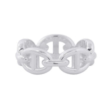 将图像加载到图库查看器中,HERMES Chaine d'Ancre Anchene Ring Size PM/52/#12 SV925