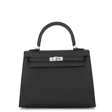 将图像加载到图库查看器中,HERMES Kelly Sellier Black Epsom Size 25