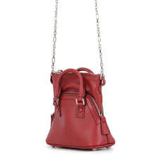 Load image into Gallery viewer, Maison Margiela Maison Margiela 5AC Recycled Classic Chain Shoulder Bag BordeauxSB3WG0025P5166T4069 Leather Size baby