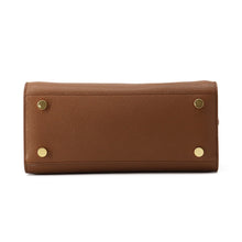 Load image into Gallery viewer, BURBERRY Cotswolds Tote Hazel Brown8129093 Leather Canvas Size Mini