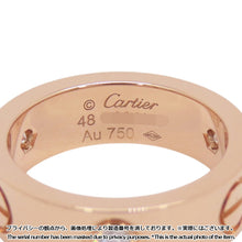 Load image into Gallery viewer, CARTIER LOVE Diamond Ring Size Classical/48/#8B4087548/B4087500 18K Pink Gold