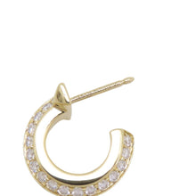 Load image into Gallery viewer, TIFFANY&Co. T-One Hoop Earrings Size Extra Small69783015 18K Yellow Gold