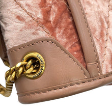 Load image into Gallery viewer, SAINT LAURENT PARIS Niki Baby 2-Way Chainshoulder Bag Pink633160FAAS95785 Velvet Leather