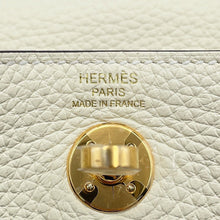 将图像加载到图库查看器中,HERMES Lindy Crème Chantilly Taurillon Clemence Size Mini