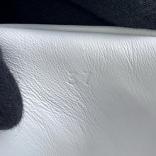 Load image into Gallery viewer, HERMES Sneakers Kid White/Black Leather Size 37