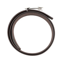 Load image into Gallery viewer, HERMES Constance H Belt Size 95 Black/Chocolat Box Calf Leather Togo Leather