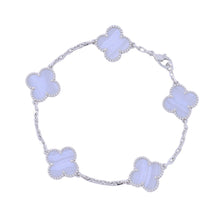 将图像加载到图库查看器中,Van Cleef & Arpels Vintage Alhambra Bracelet 5 motifsVCARD34700 18K White Gold