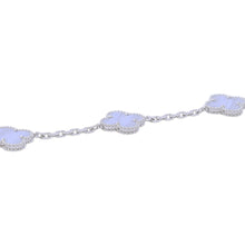 将图像加载到图库查看器中,Van Cleef & Arpels Vintage Alhambra Bracelet 5 motifsVCARD34700 18K White Gold