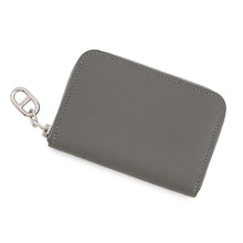 Load image into Gallery viewer, HERMES Zip Ango Compact Chaine d'Ancre Card Case Gris Meyer Evercolor
